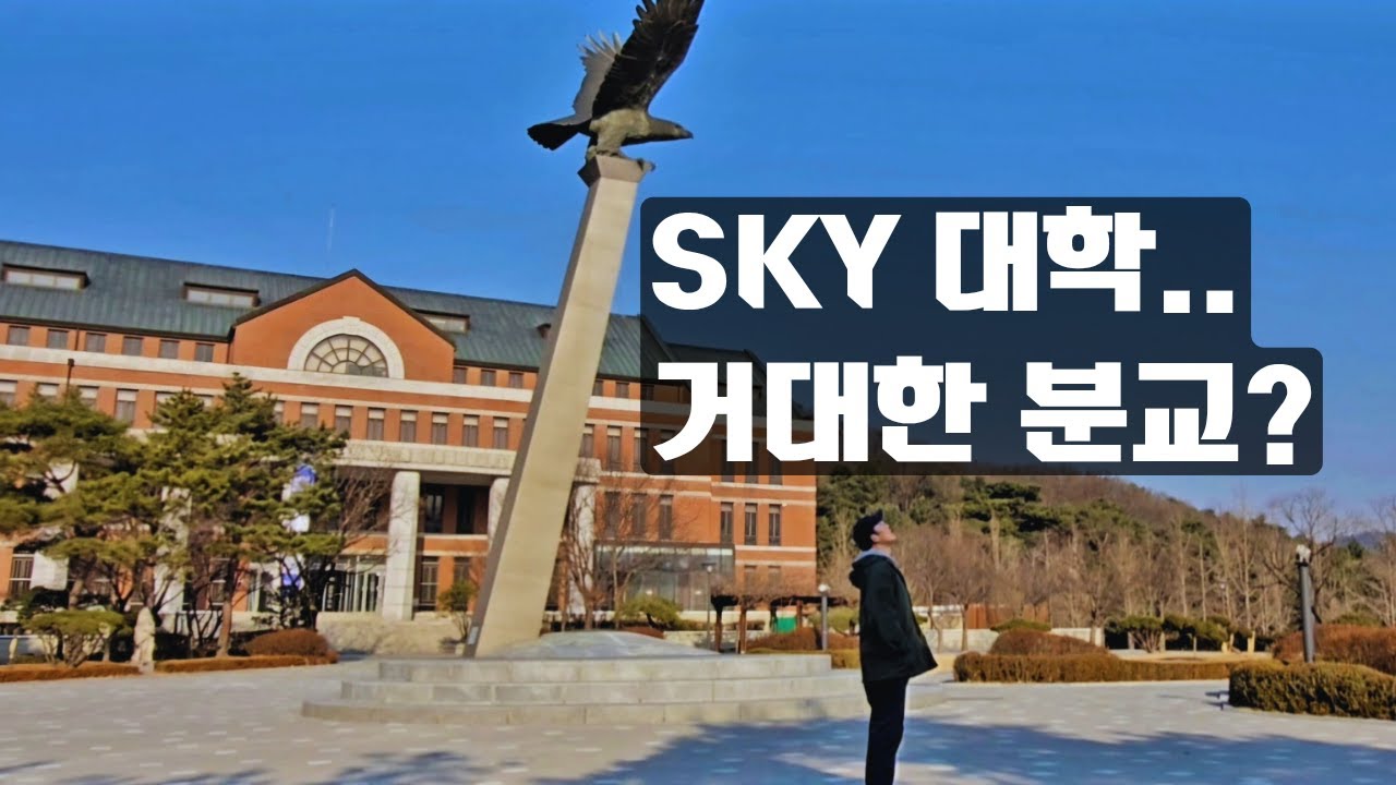 SKY이라 불리는 강력하고 거대한 분교 대학 (강원도 지방 1등 대학교)