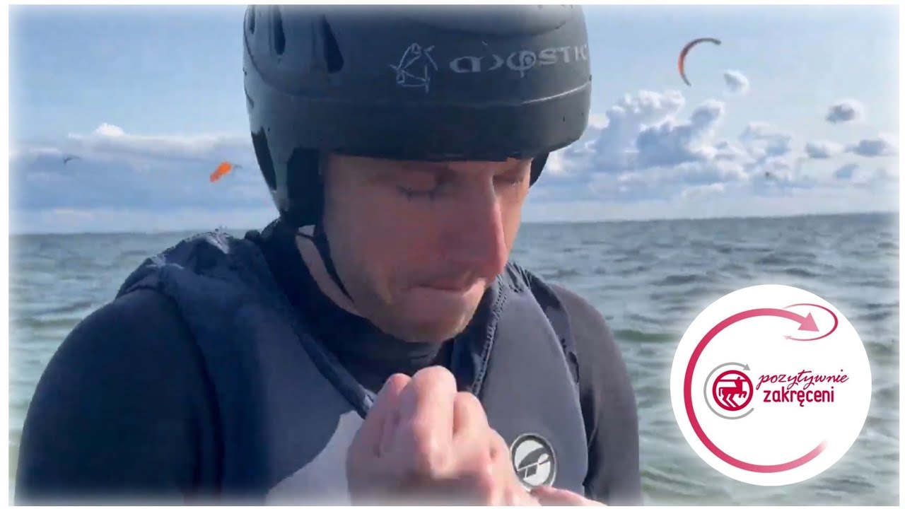 Pierwsze ślizgi na desce - Rossmann współpraca (Kitesurfing Polska)
