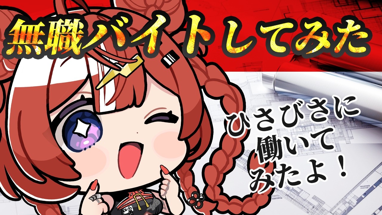 【ゆる雑談】ついにバイトをしてきました【 ARAWAZA / 夕雷くれな】