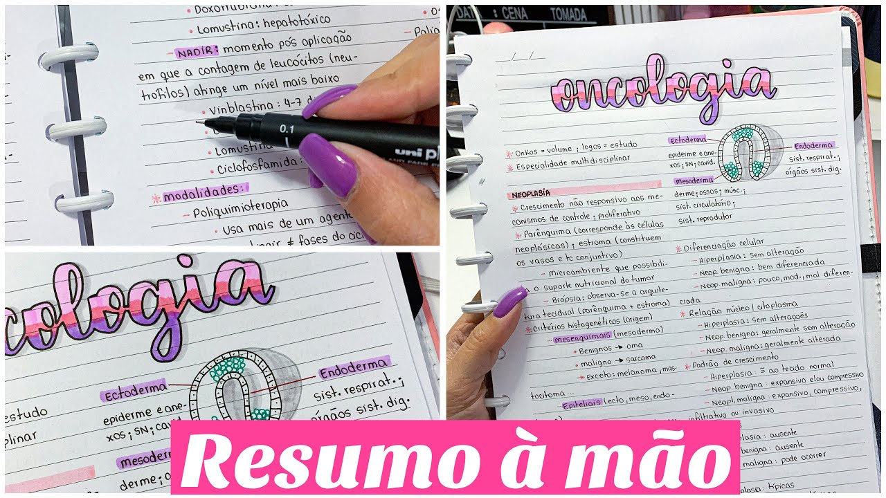 STUDY VLOG | Fazendo um RESUMO totalmente À MÃO do zero