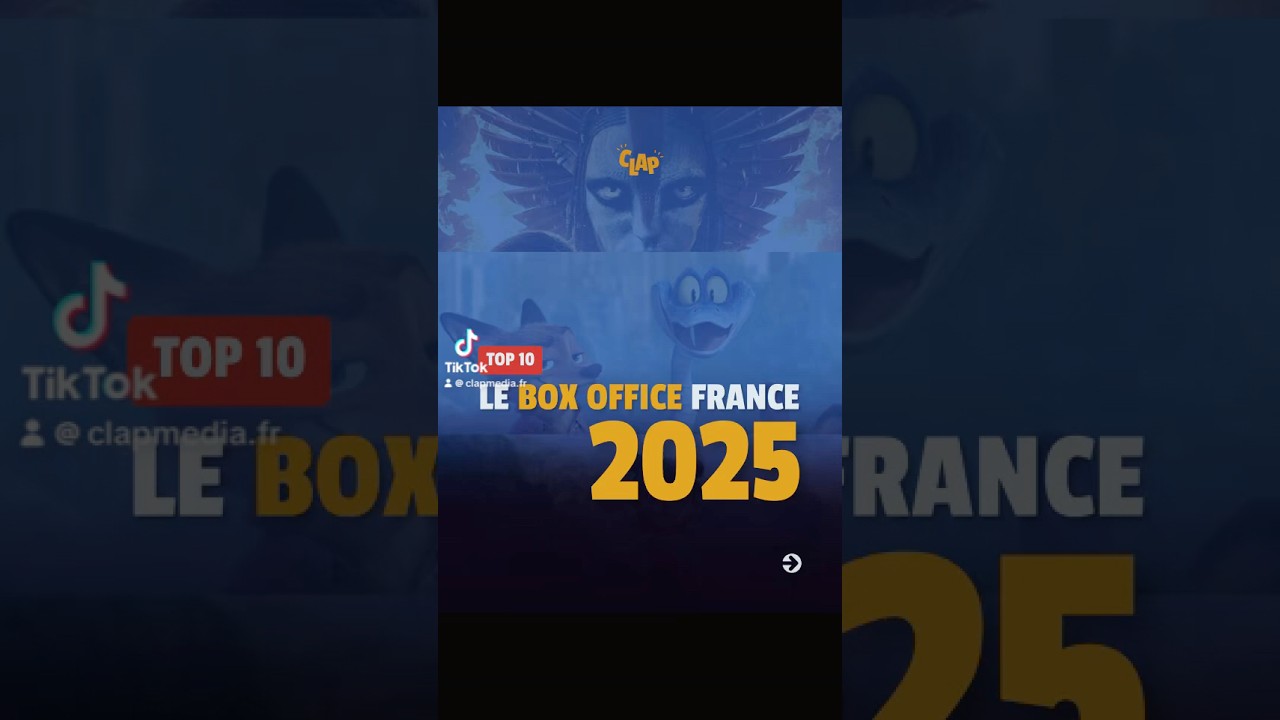Top 10 des entrées cinéma en France en 2025 🇫🇷