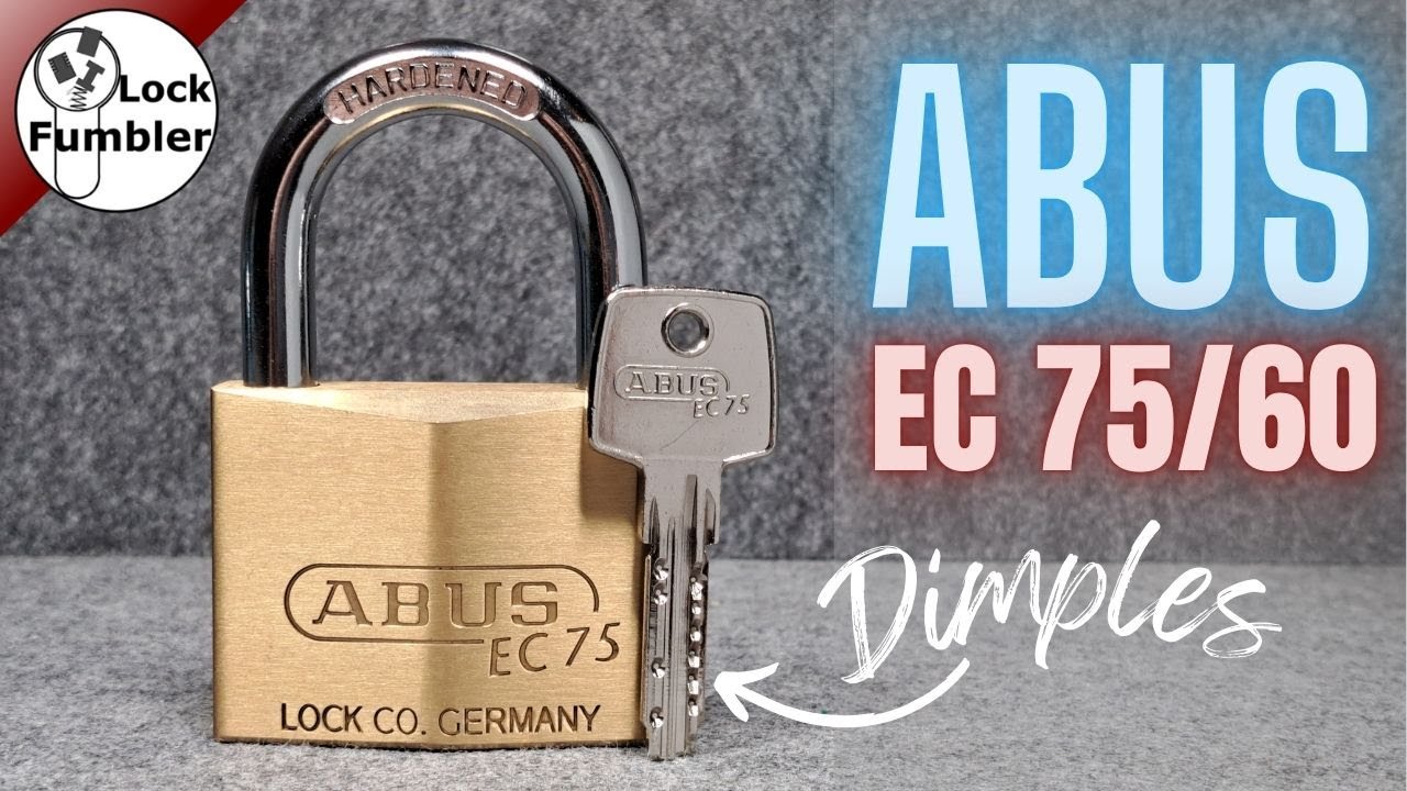 Lock picking the dimple lock ABUS EC 75/60 [318]