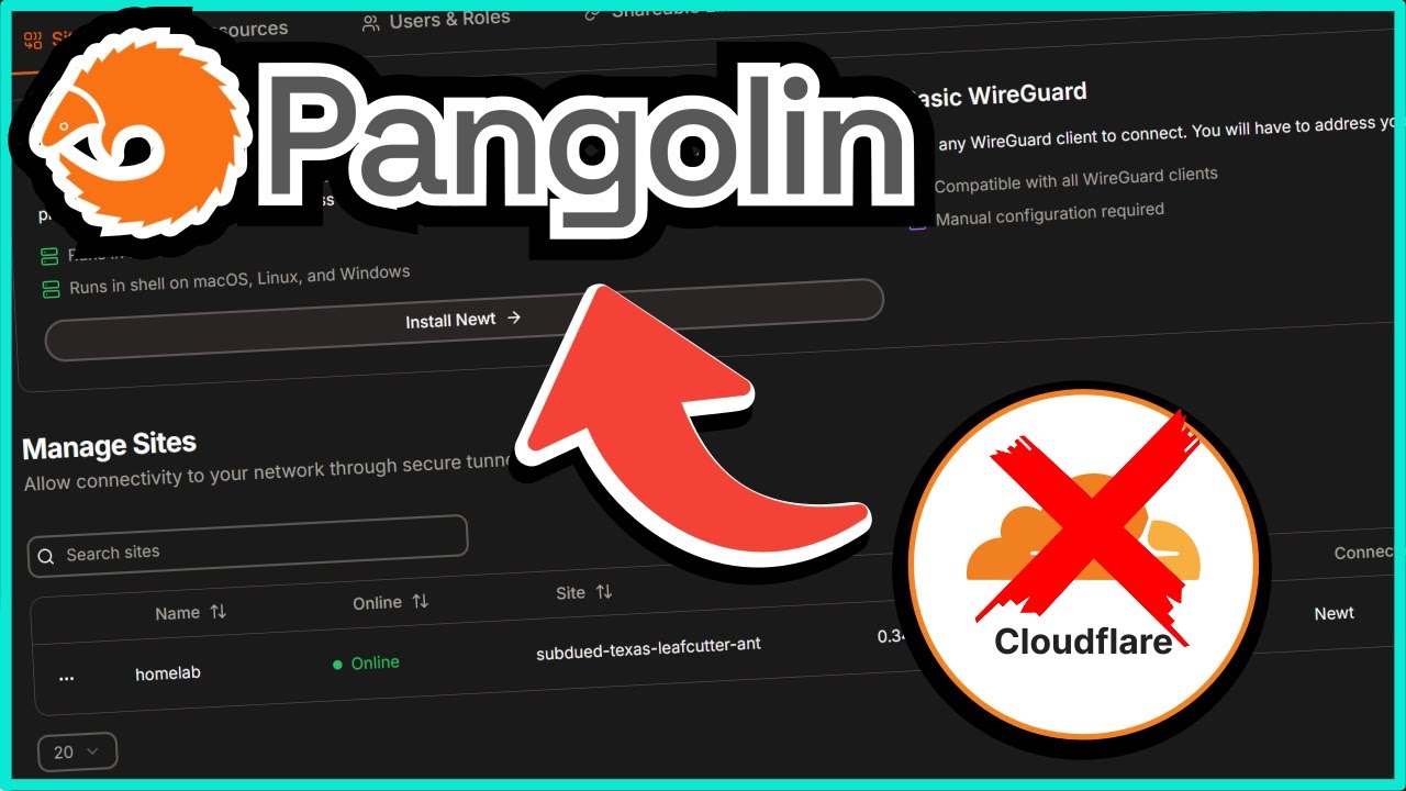 Better Than Cloudflare Tunnels? - Pangolin Guide