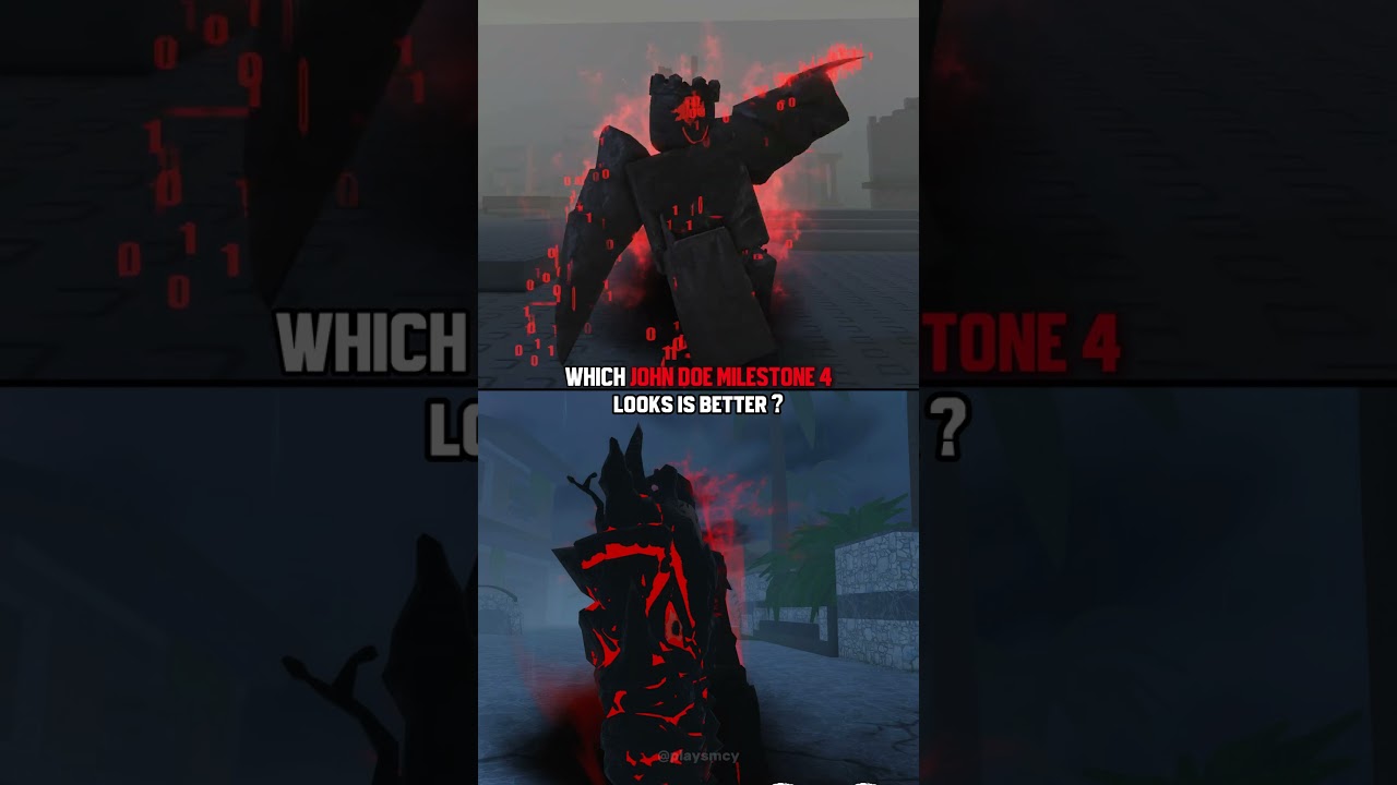 FORSAKEN UPDATE: OLD vs NEW JOHN DOE Milestone 4 #forsaken #roblox
