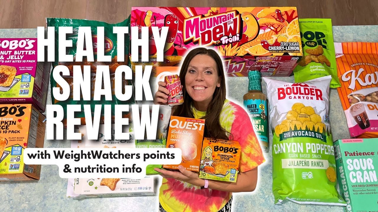 Healthy Snack Review | Trying New Healthy Low Point Foods | WeightWatchers Points, Calories & Macros