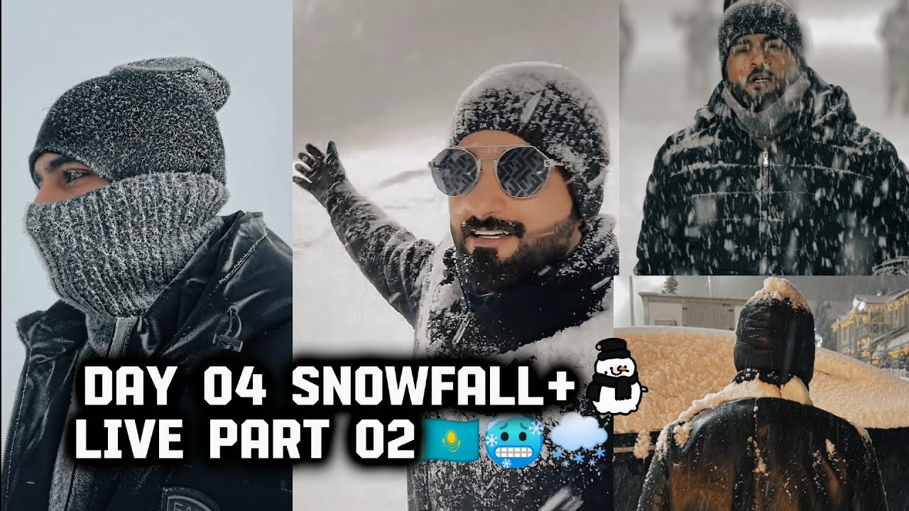 #hbrothers IN #kazakhstan DAY 04 SNOWFALL+ TIKTOK LIVE PART 02🇰🇿🥶☃️🌨️