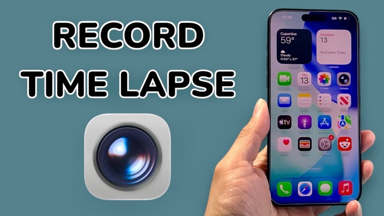 How To Record Time Lapse Video On iPhone (iOS 26)