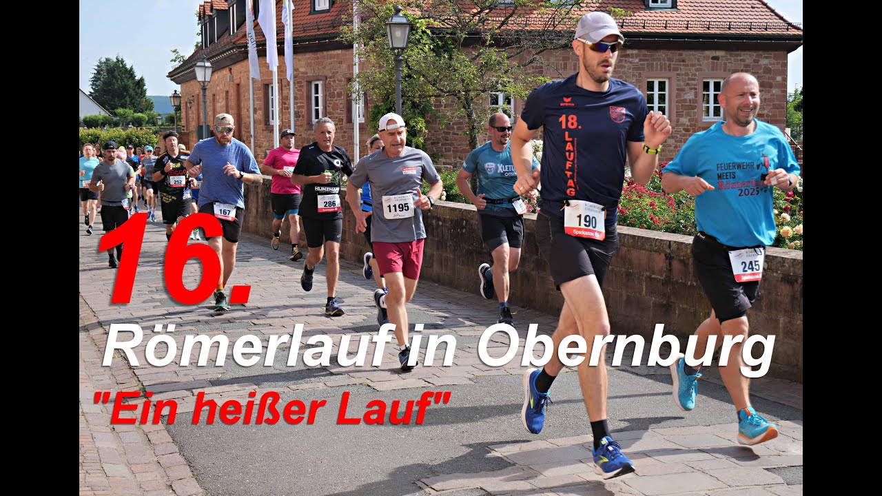 16. Römerlauf in Obernburg - Ein heißer Lauf