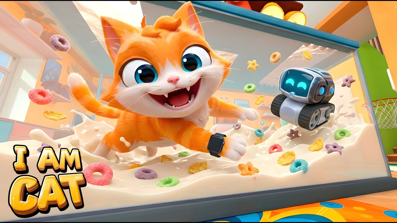 Drowning in the CEREAL TANK Goes Incredibly FUN  🤣😂 - I Am Cat VR