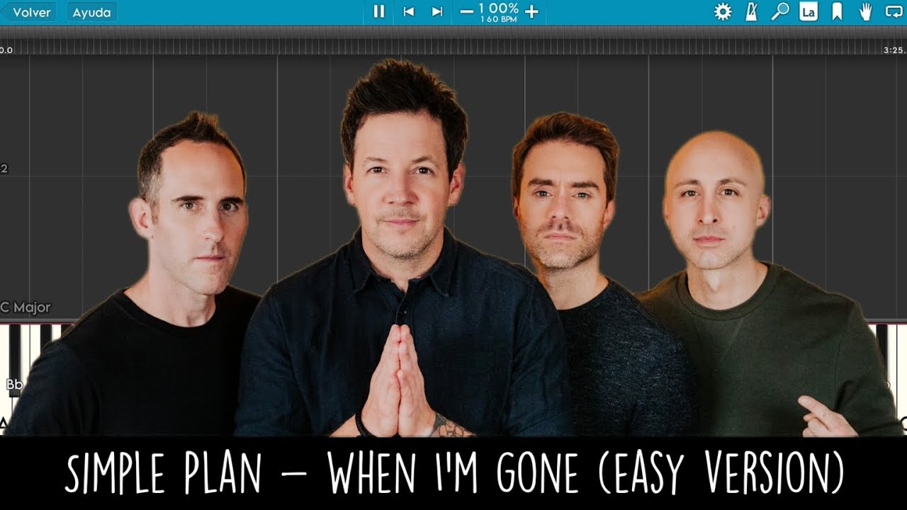 Simple Plan - When I'm gone (Easy Version) - Piano Tutorial - Piano Lessons