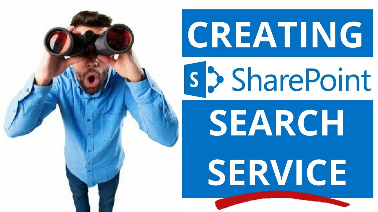 Create a Search Service Application in SharePoint 2016 and 2013