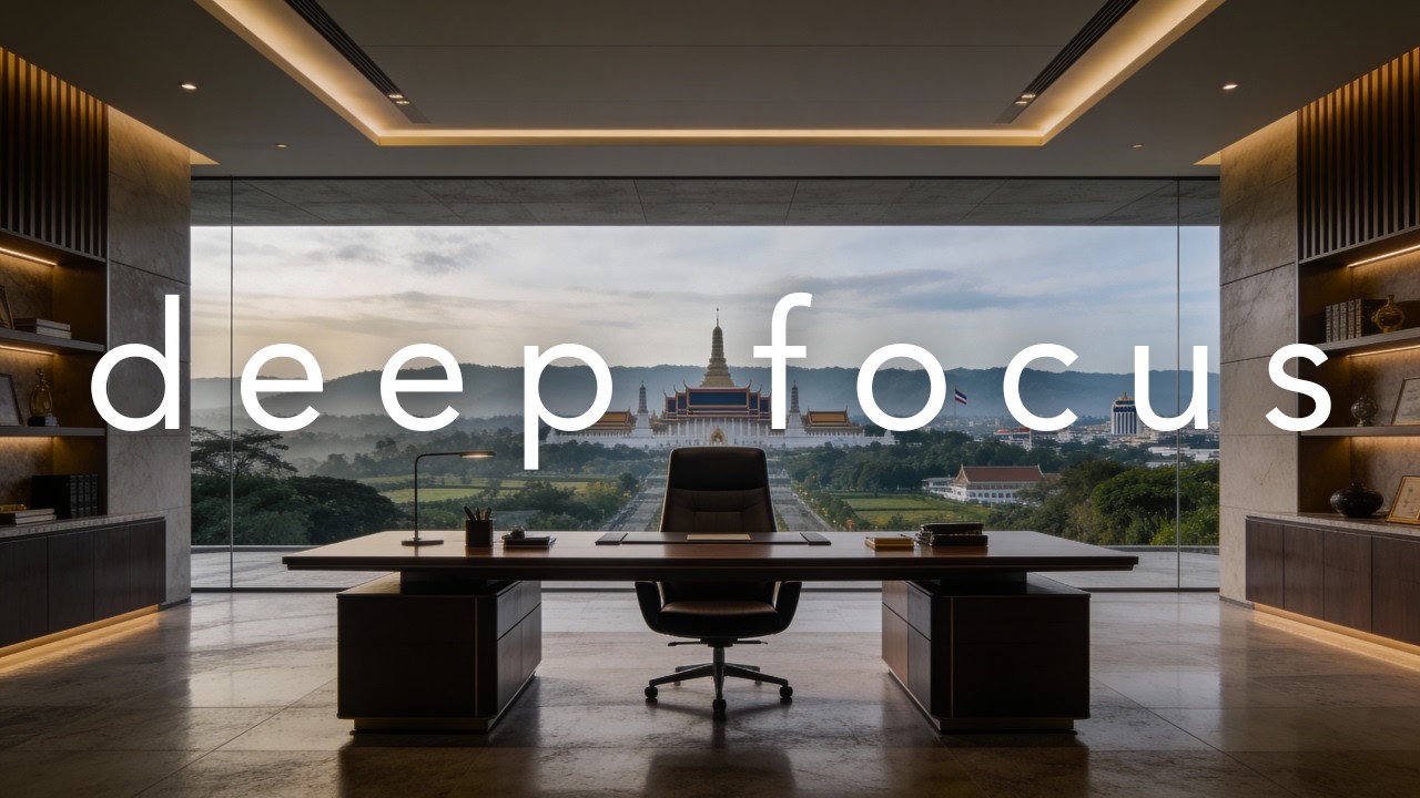 Deep Work Music · Flow State Productivity · Focus Like a CEO · Thailand Executive Office Mix