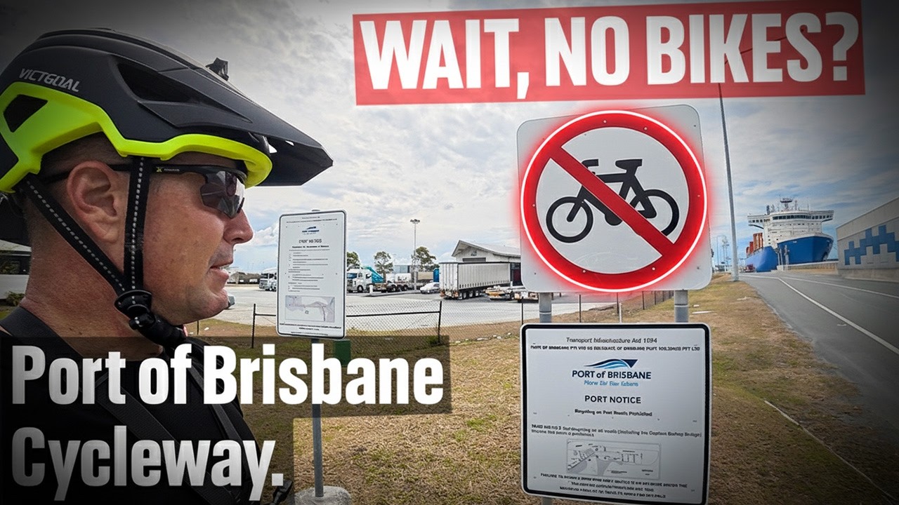 PORT OF BRISBANE: Cycling the Peter Frawley Cycleway | History, Hidden Spots & Fines!