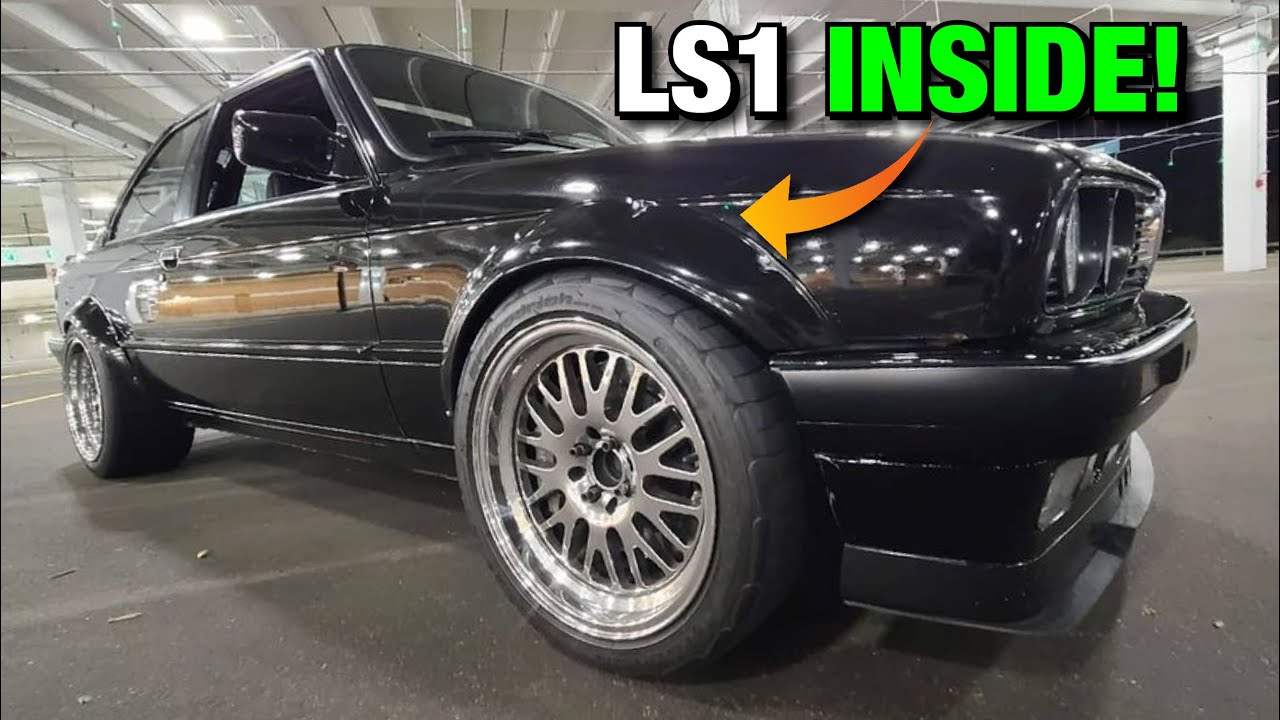 БЕЗУМНО ГРОМКИЙ LS1 ЗАМЕНИЛ BMW E30!