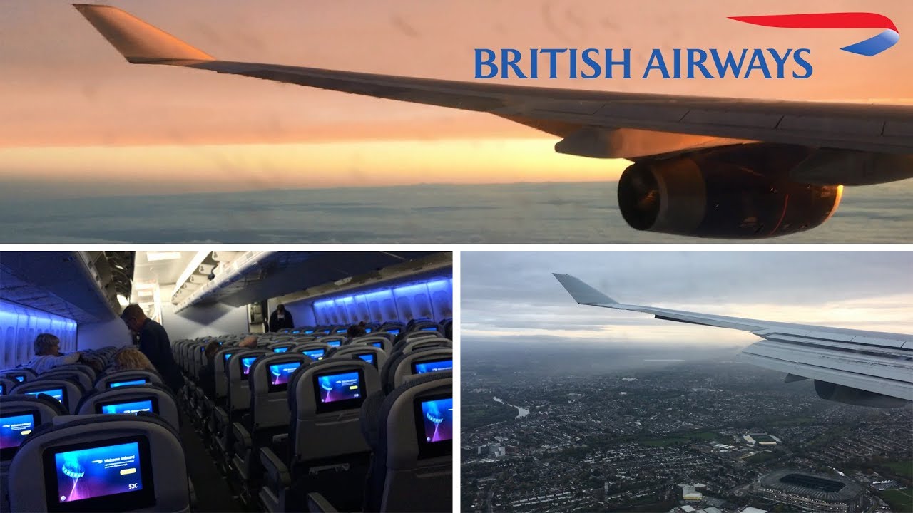 British Airways Boeing 747-400 New York JFK to London Heathrow FULL FLIGHT
