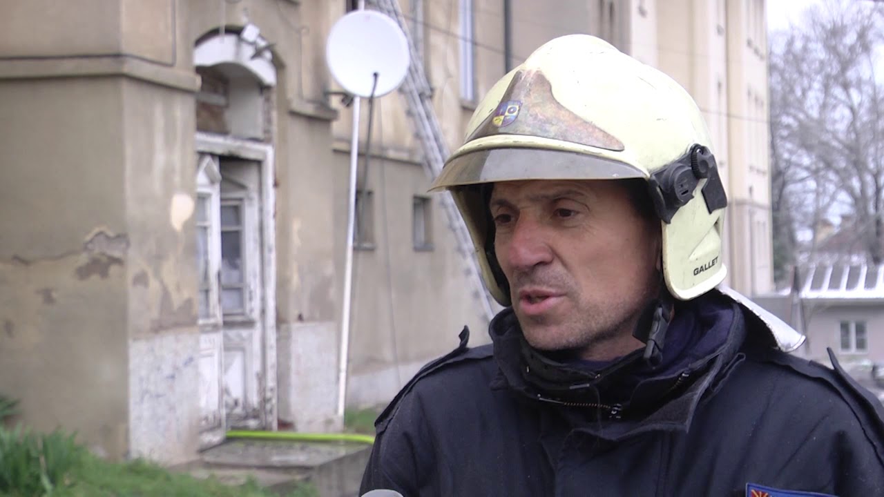 Пожар во објект на струмичката касарна–изгоре регионалната ТВ Канал ВИС