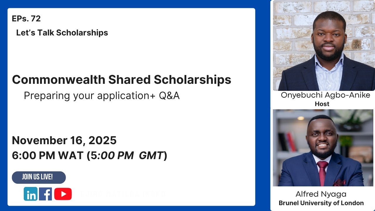 Commonwealth Shared Scholarships - Preparing your Application + Q & A