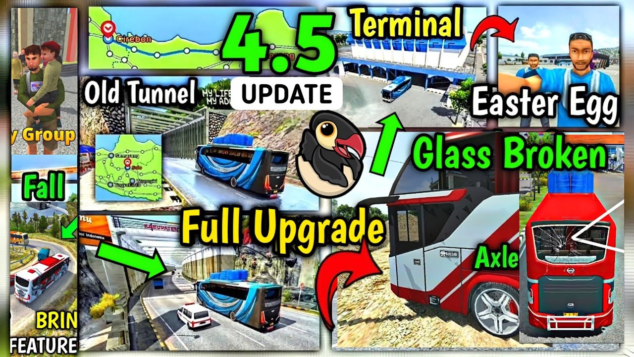 🚚Full 21 Things Unique Details!! - Exciting Biggest Size Update by Maleo in Bus Simulator Indonesia