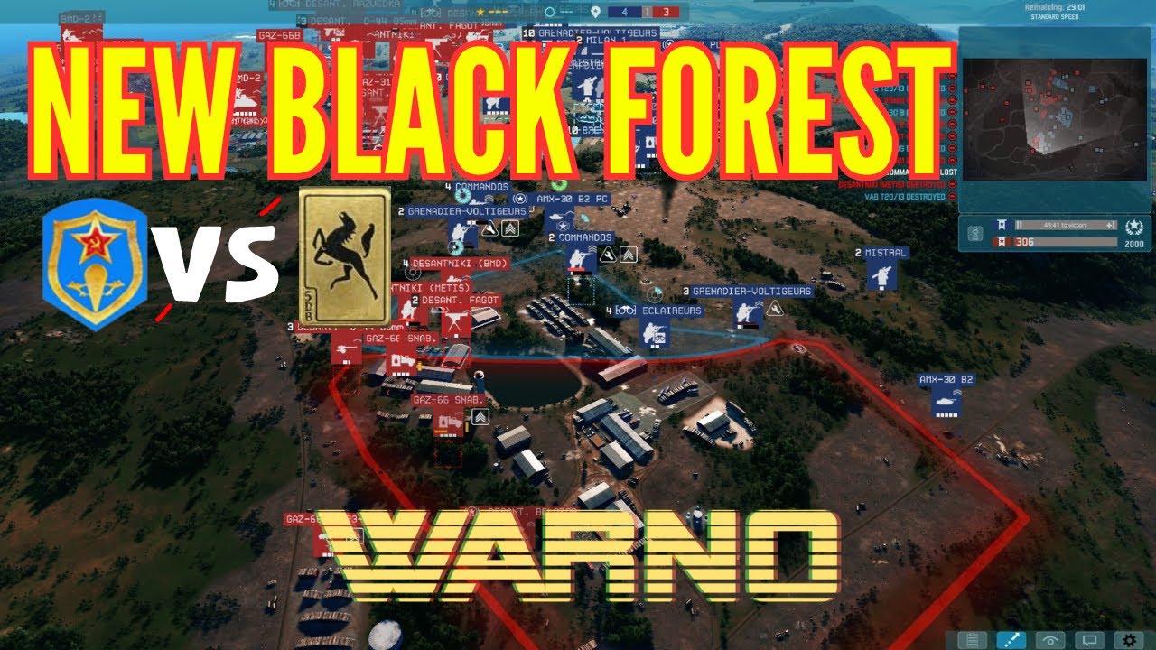 NEW BLACK FOREST - 1vs1 - WARNO LAUNCH BUILD SHOWCASE