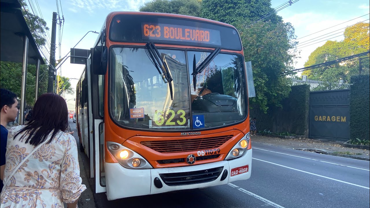 🛑ENGINE SOUND - Linha 623 Boulervad T1 Petrópolis Morrinho Marcopolo Torino 2011 MB Mercedes 🛑