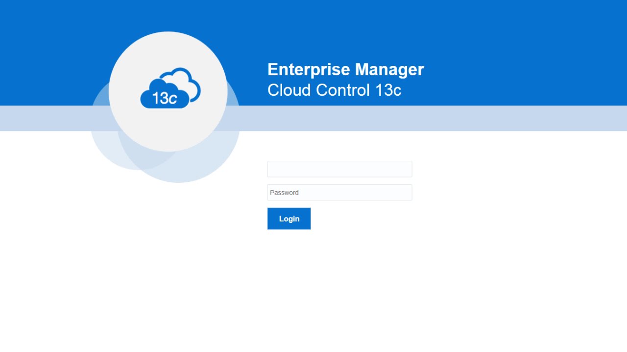Обзор консоли Oracle Enterprise Manager Cloud Control 13c