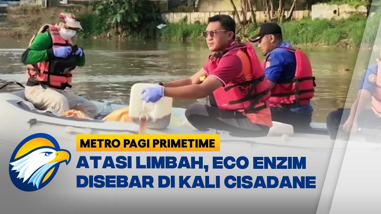 BPBD Tangerang Bersama Relawan Perbaiki Kualitas Air Sungai Cisadane - [Metro Pagi Primetime]