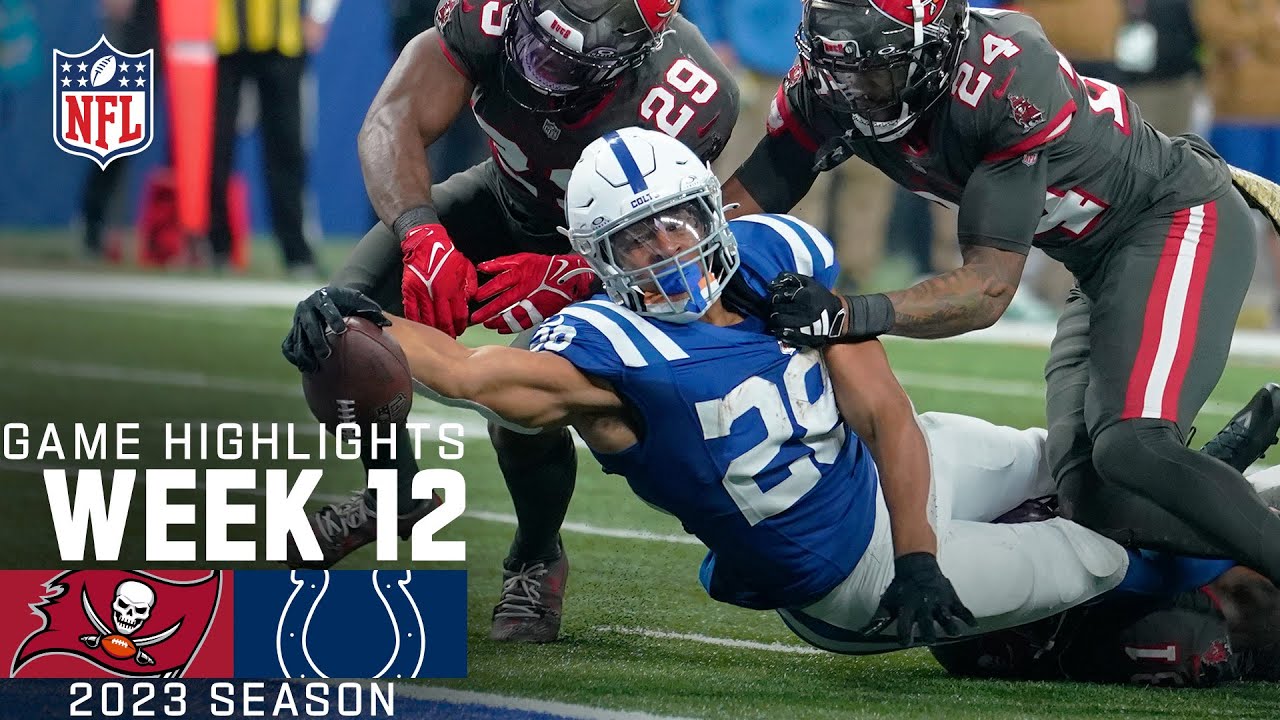Tampa Bay Buccaneers vs. Indianapolis Colts Game Highlights | NFL 2023 Week 12