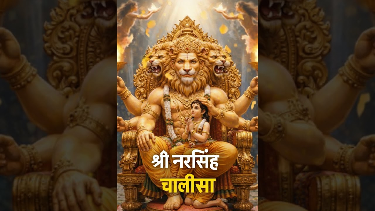 श्री नरसिंह चालीसा — भय और संकट से मुक्ति का दिव्य मंत्र।सुनिए और पाएं साहस, शक्ति और संरक्षण। 🙏✨