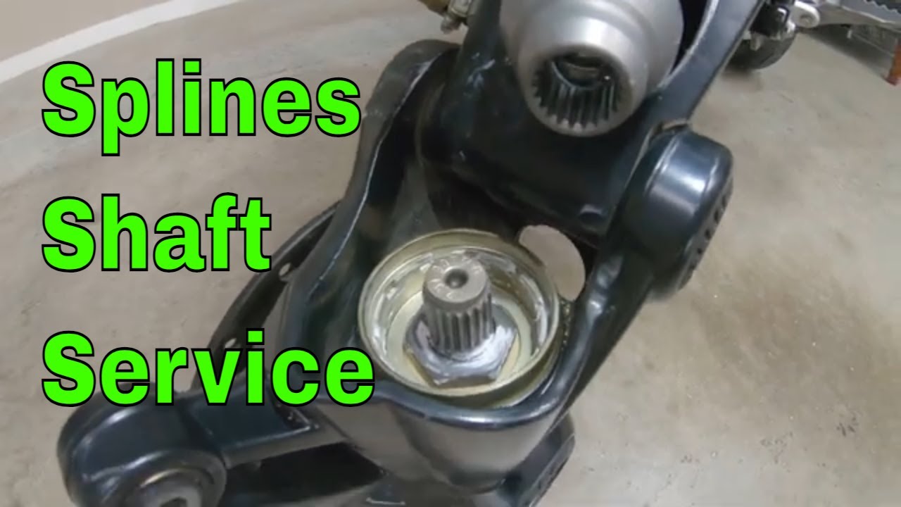 BMW R nine T Shaft Splines Lubrication & Service