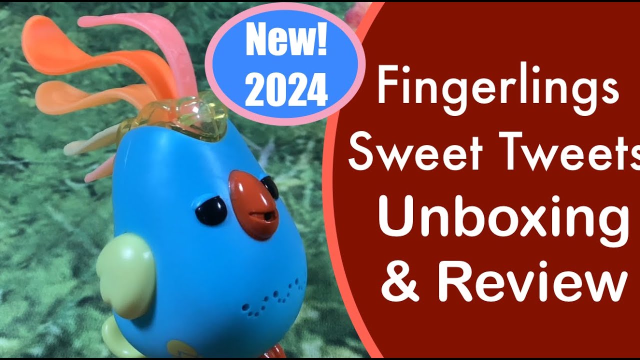 New Interactive Toys for 2024: WowWee Sweet Tweets FingerLings Interactive Bird Unboxing & Review