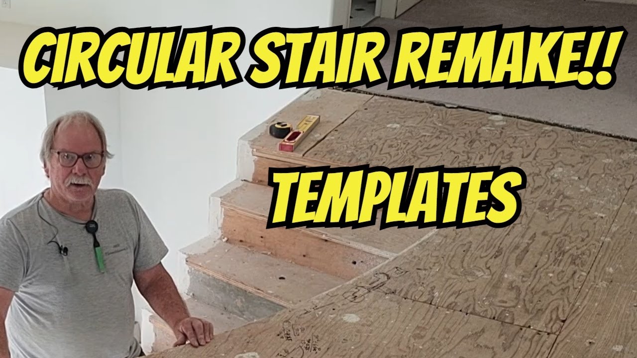 Perfect Curved Stairs: Radius, Tread Templates, and Landing Nosing Explained Part 1