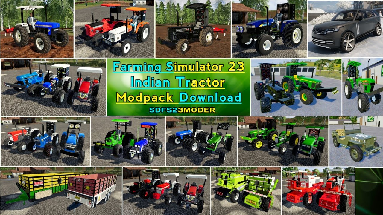 FS23 Indian Tractor Mod APK Download 🔥 Farming Simulator 23 Indian Tractor Mod