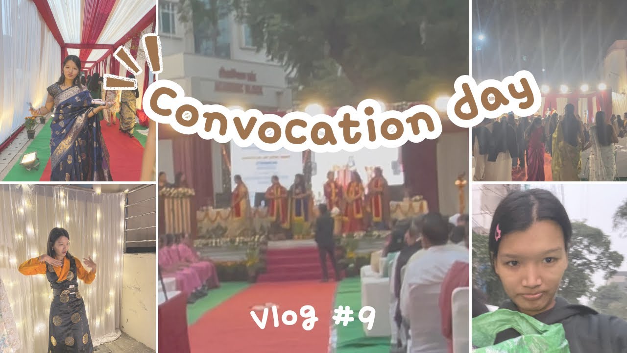 Vlog #9 | eng sub | Convocation Day | RAKCON | Delhi | 