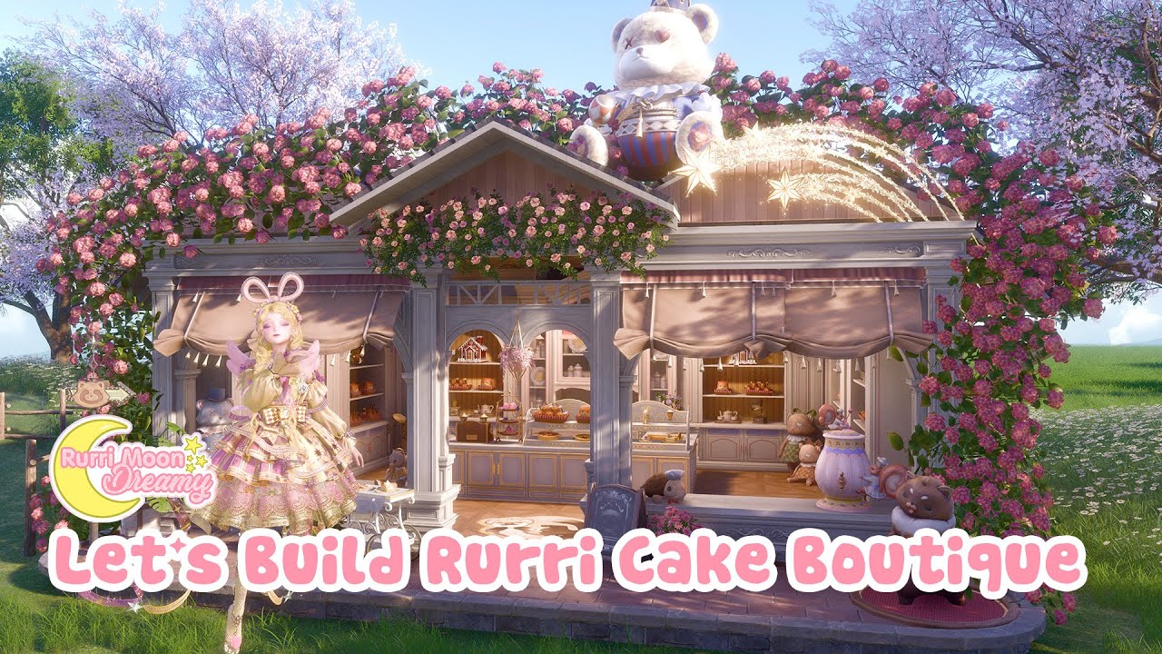 Infinity Nikki - Let's Build Rurri Cake Boutique (House Gameplay + Dress Up Cozy Game)
