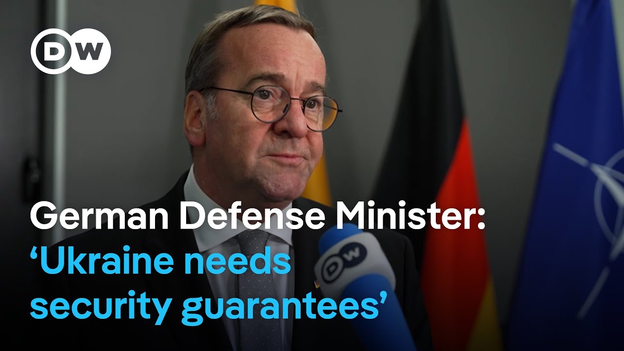 German Defense Minister: We have a bigger responsibility for Europe's security than ever | DW News