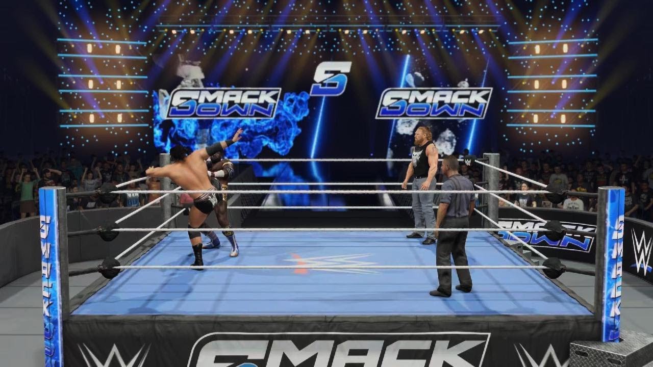 Brock Lesnar Vs Oba Femi Vs Drew McIntyre