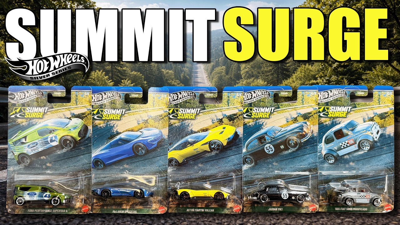 Распаковка модели Hot Wheels Silver Series 2026: SUMMIT SURGE!