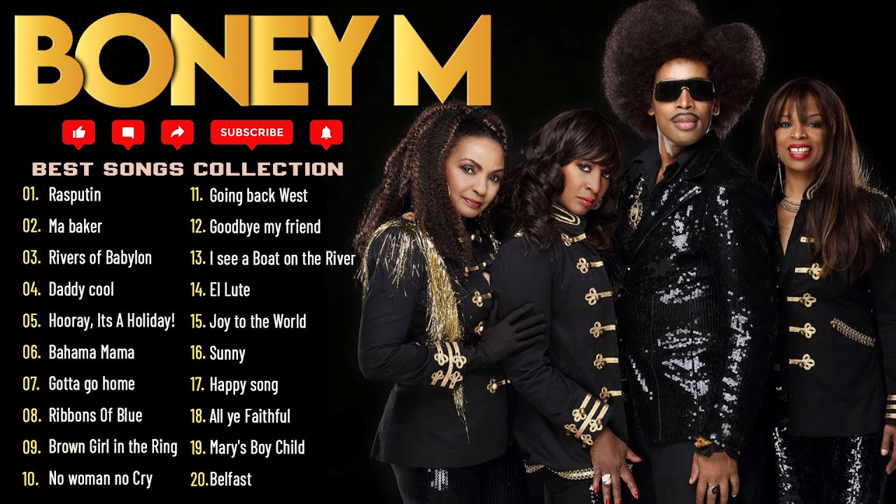Boney M Greatest Hits Full Album - Boney M Best Old Songs Of All Time - Disco 70s & 80s Playlist #m7