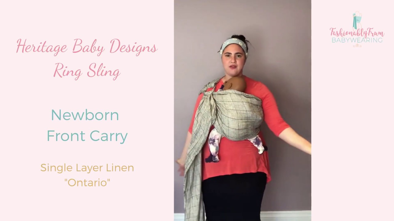 How to Use a Ring Sling with a Newborn