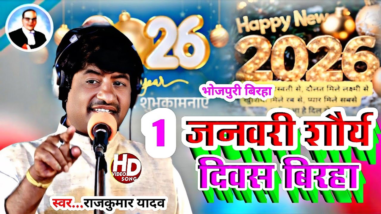 1 जनवरी शौर्य दिवस स्पेशल बिरहा#भीमा कोरेगांव का खूनी धरा Gayak Rajkumar Yadav Birha 2026