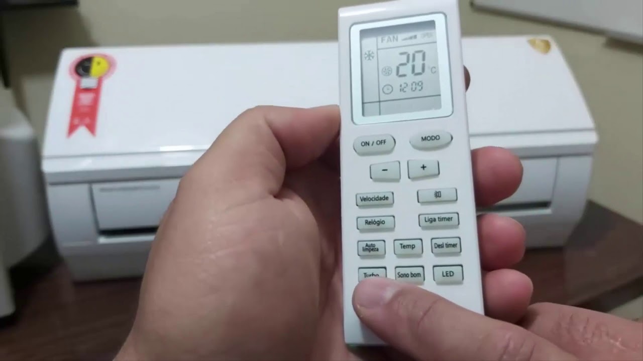 COMO USAR CONTROLE AR GREE E CONFIGURAR SEM MANUAL