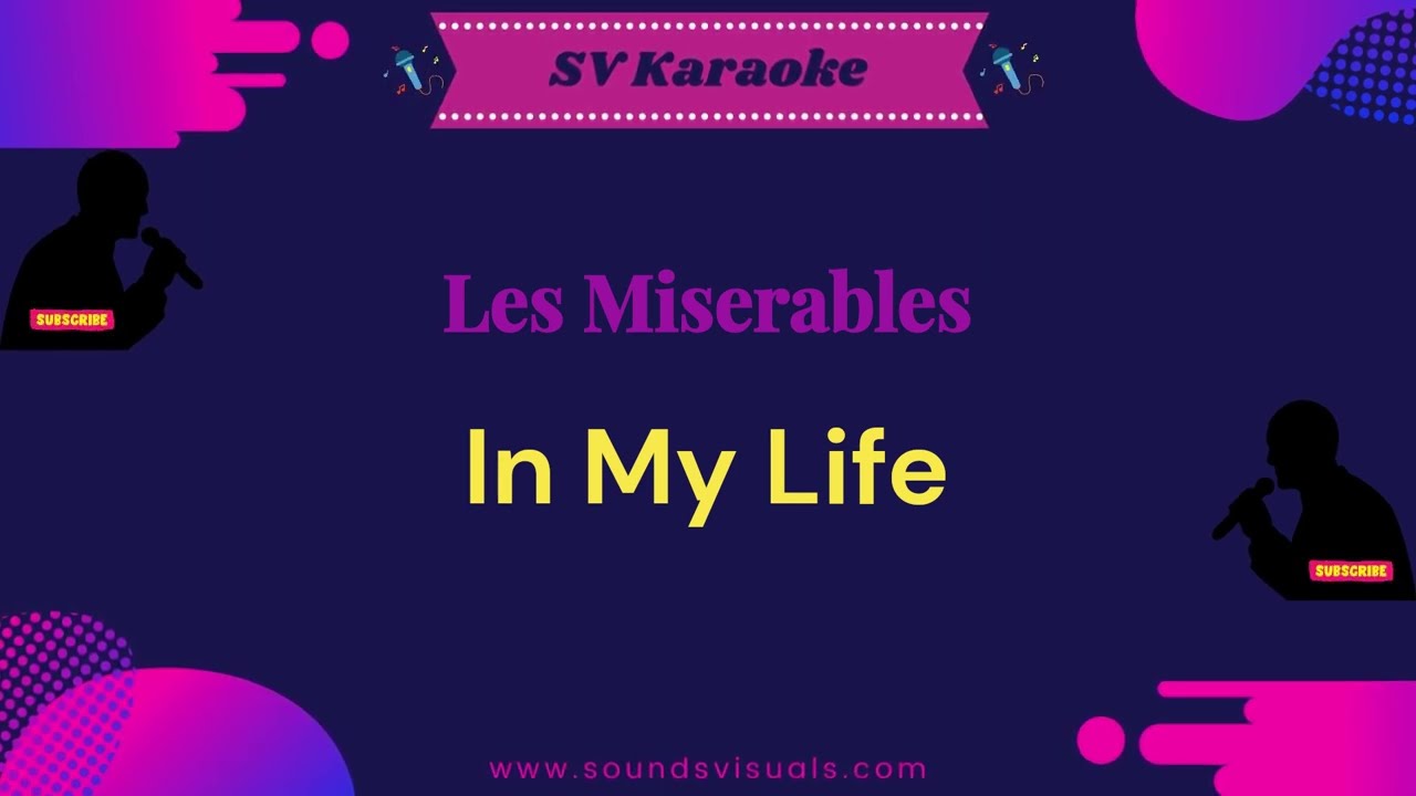 Les Miserables - In My Life - Karaoke