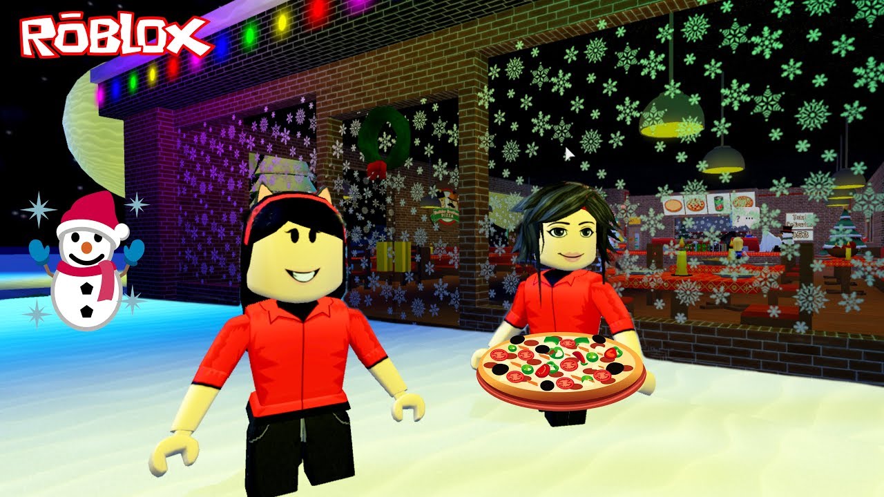 Roblox - ENTREGANDO PIZZA NO NATAL (Work at a Pizza Place) | Luluca Games