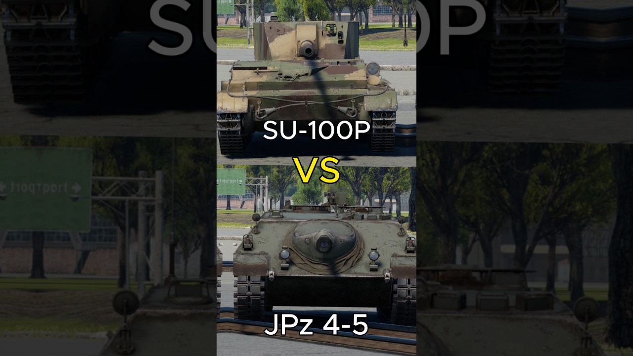 SU-100P VS JPZ 4-5 war thunder #object260 #military #t54 #automobile #gaming #warthunder #army #vs