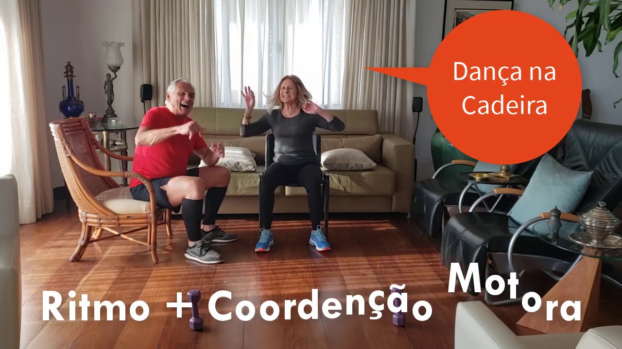 TREINANDO O IDOS EM CASA - Exercícios com Música na Cadeira com a Dna. Lia