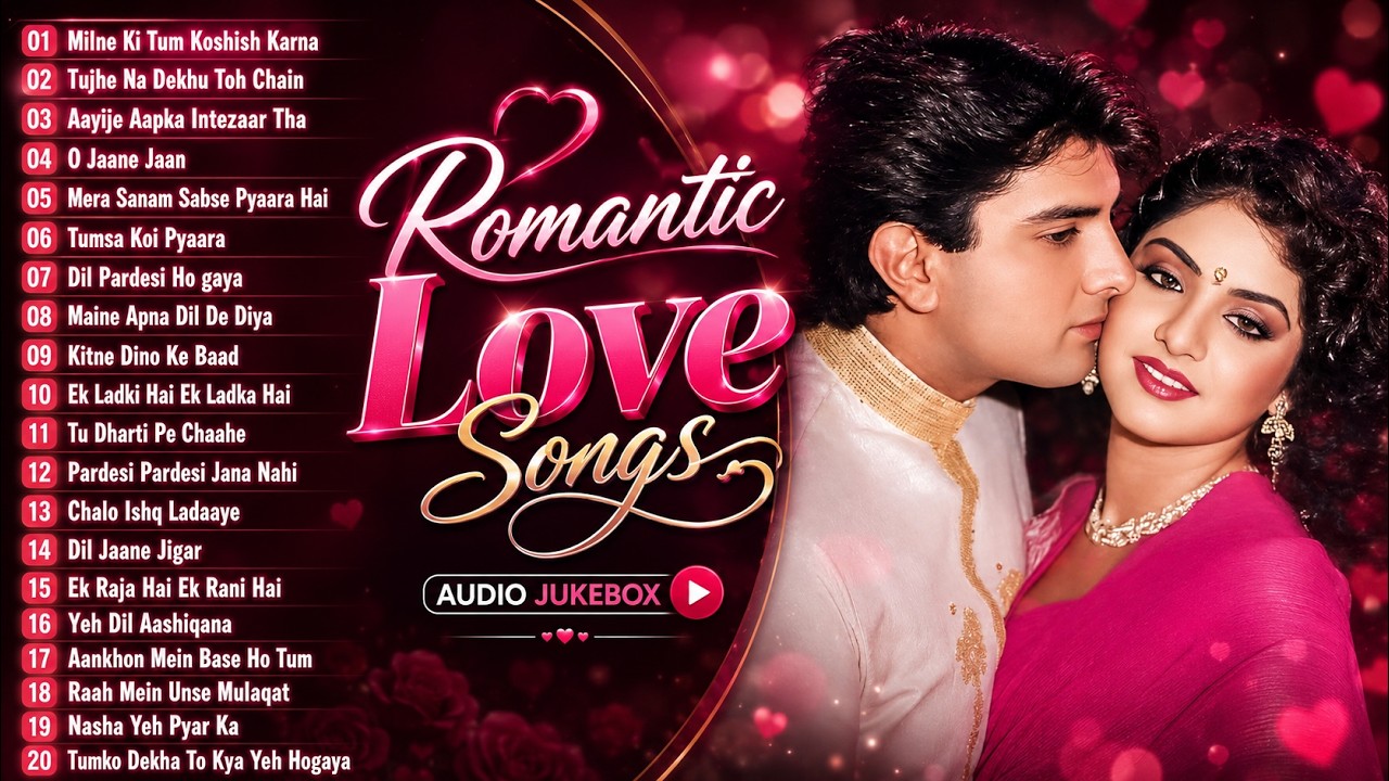 90's Romantic Love Songs | Bollywood Evergreen Love Hits | Old Hindi Songs Jukebox