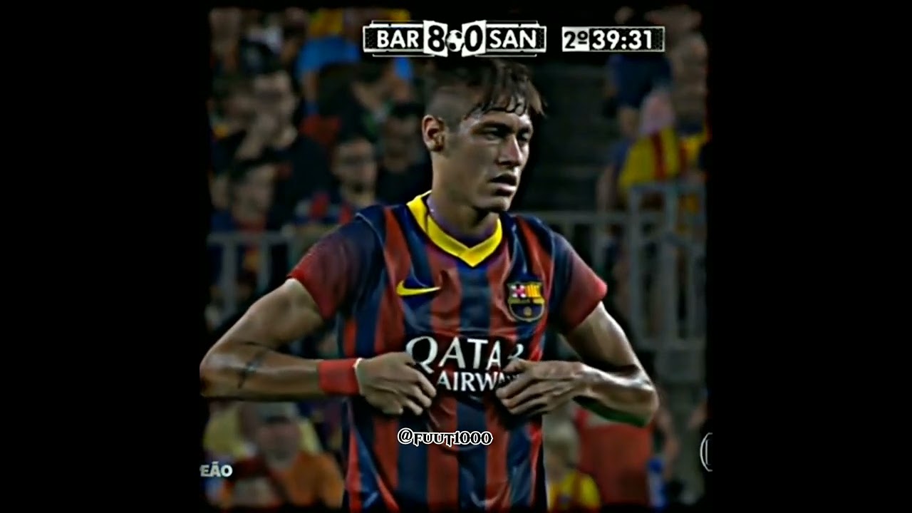 Agente pega o Barcelona 8X0 Santos 🥶 #shots #barceona