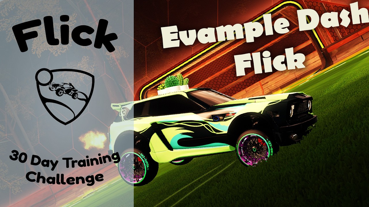 Rocket League Pro Mechanics | Day 17: Evample Wavedash Flick Training