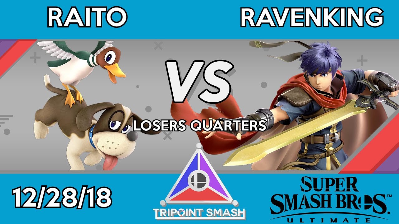 Tripoint Smash 41 - Losers Quarters - Raito (Duck Hunt) Vs. Ravenking (Ike)