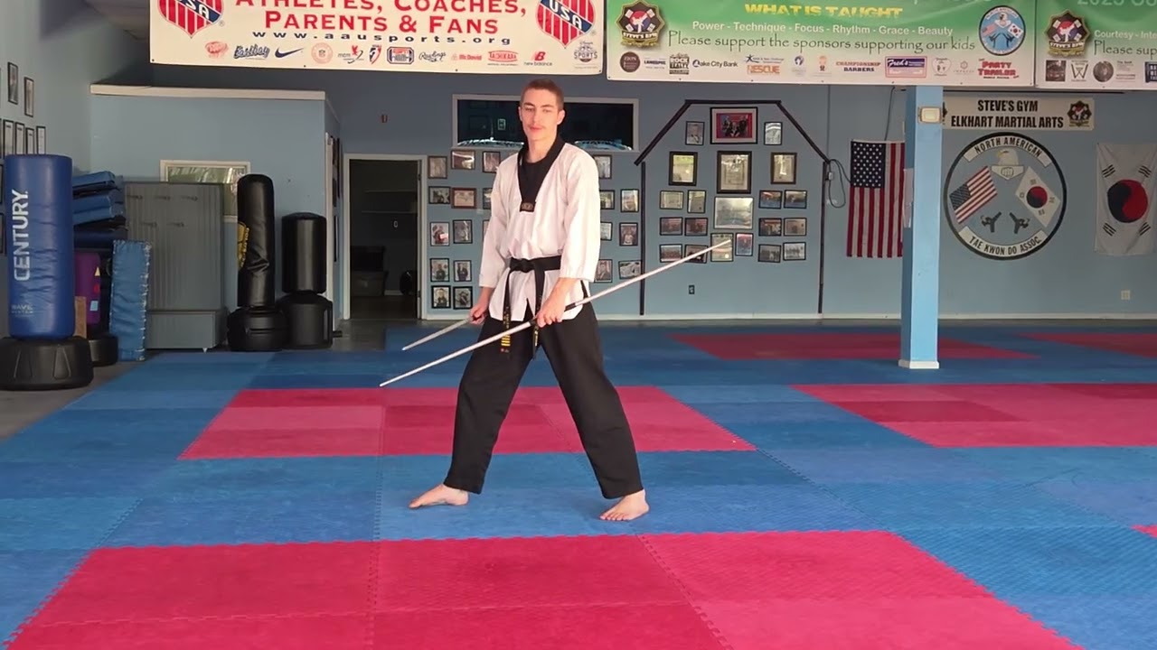 Double bo basic techniques 1-4.